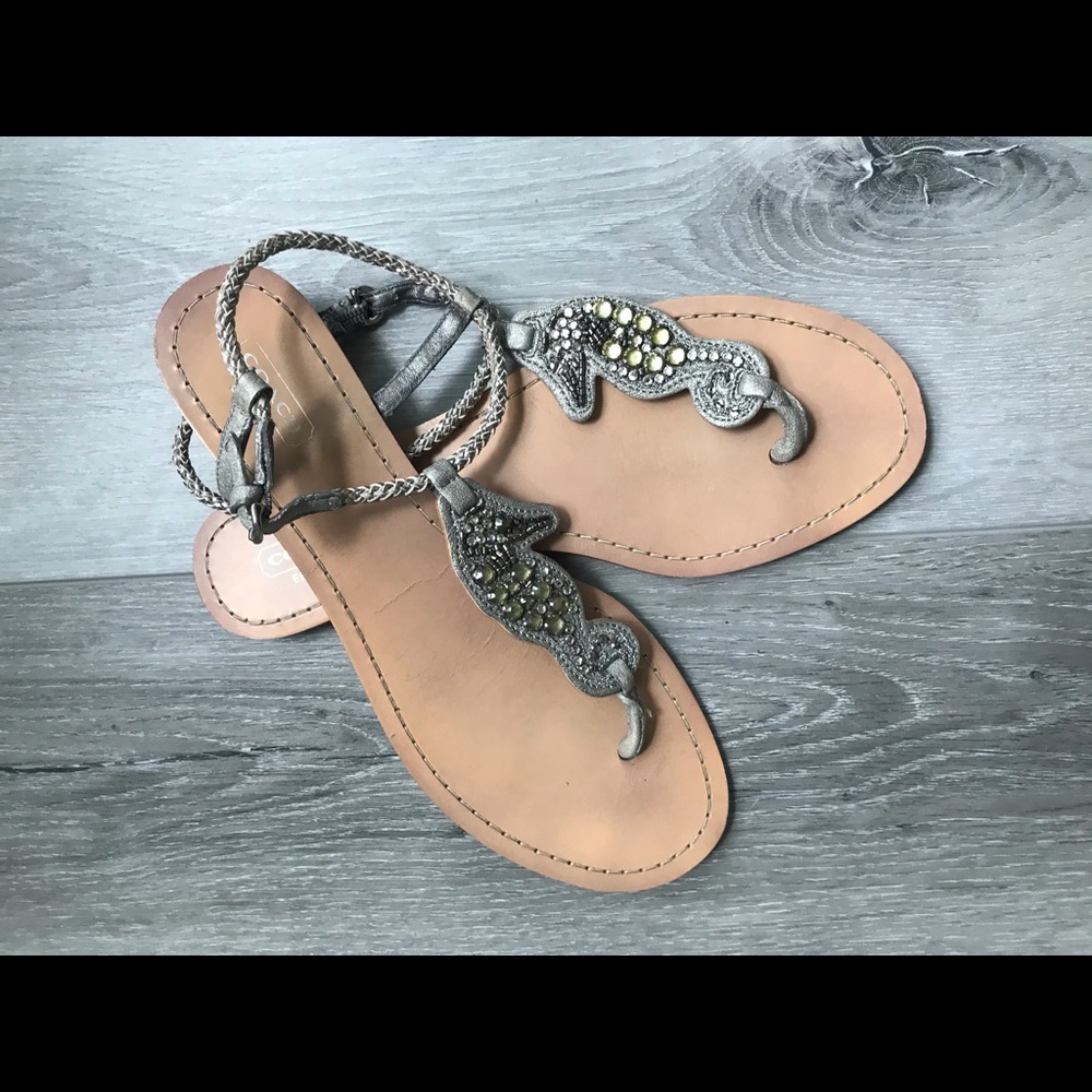 Coach seahorse sandals in great condition! Size 9